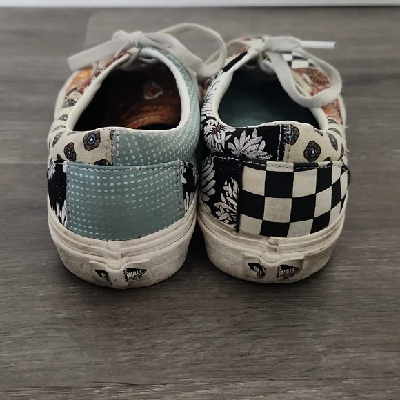 Vans tiger patchwork era skate shoes men's 7 or women's 8.5 - Picture 4 of 8